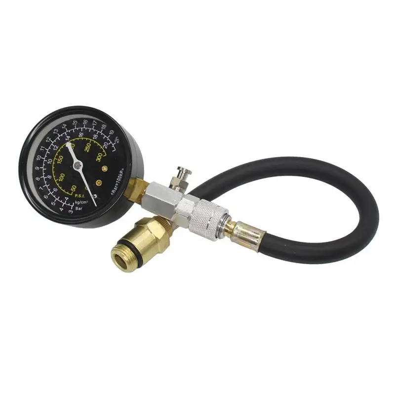

Датчик давления двигателя 0-300psi, точный манометр компрессии двигателя