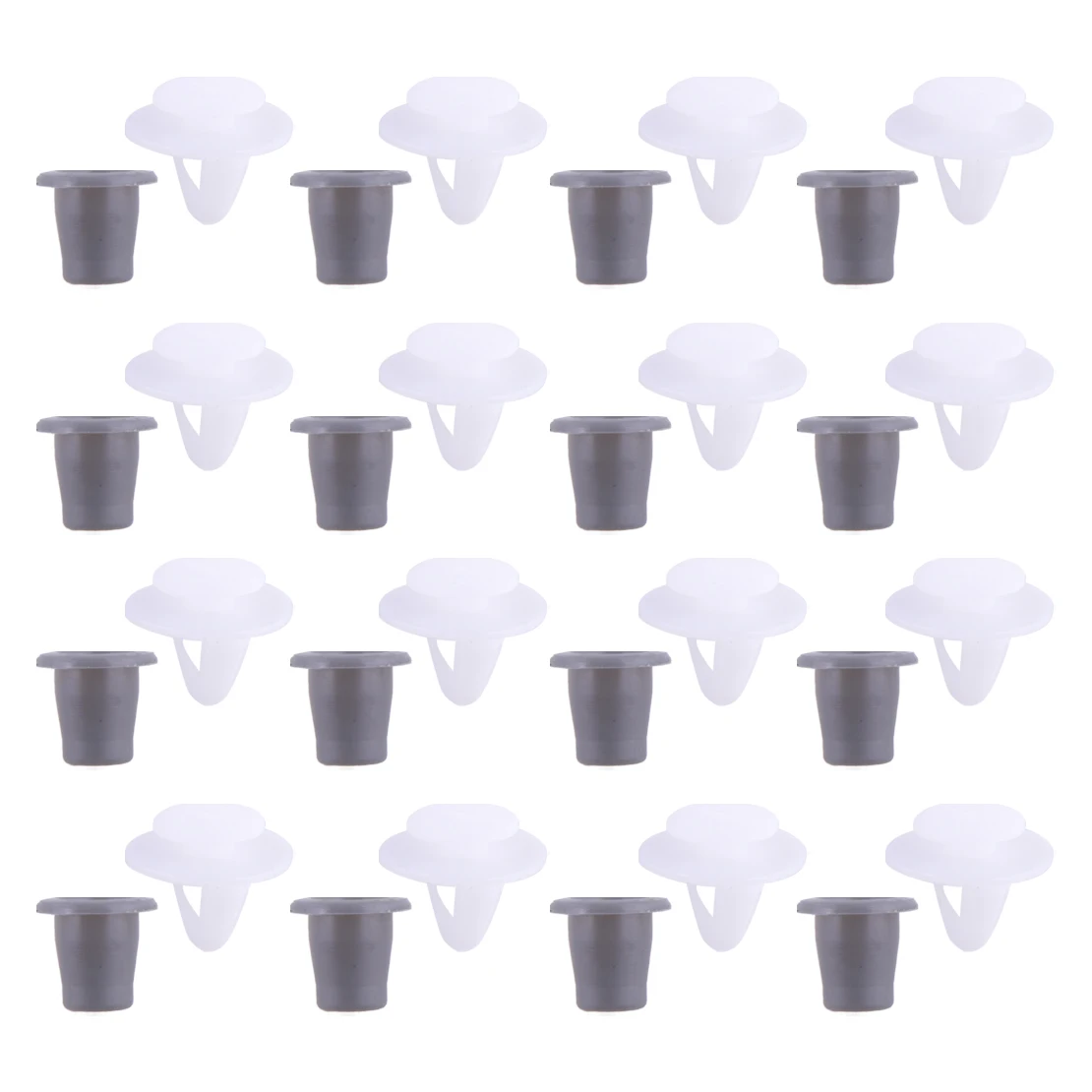 

100Pcs Door Moulding Trim Clip With Grommet 174854 191853585A 95667895 357-853-575 Fit For Golf Jetta Passat Opel Peugeot 6991W4