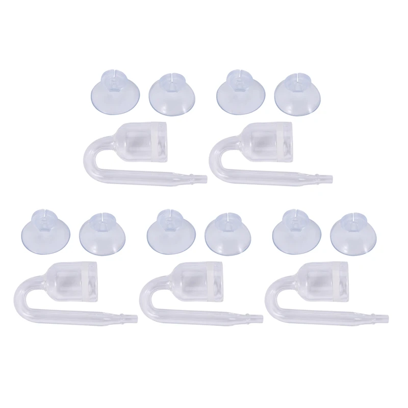 

HOT SALE 5X Aquarium Fish Tank CO2 Diffuser Carbon Dioxide Reactor With Ceramic Disc + 10 Suckers