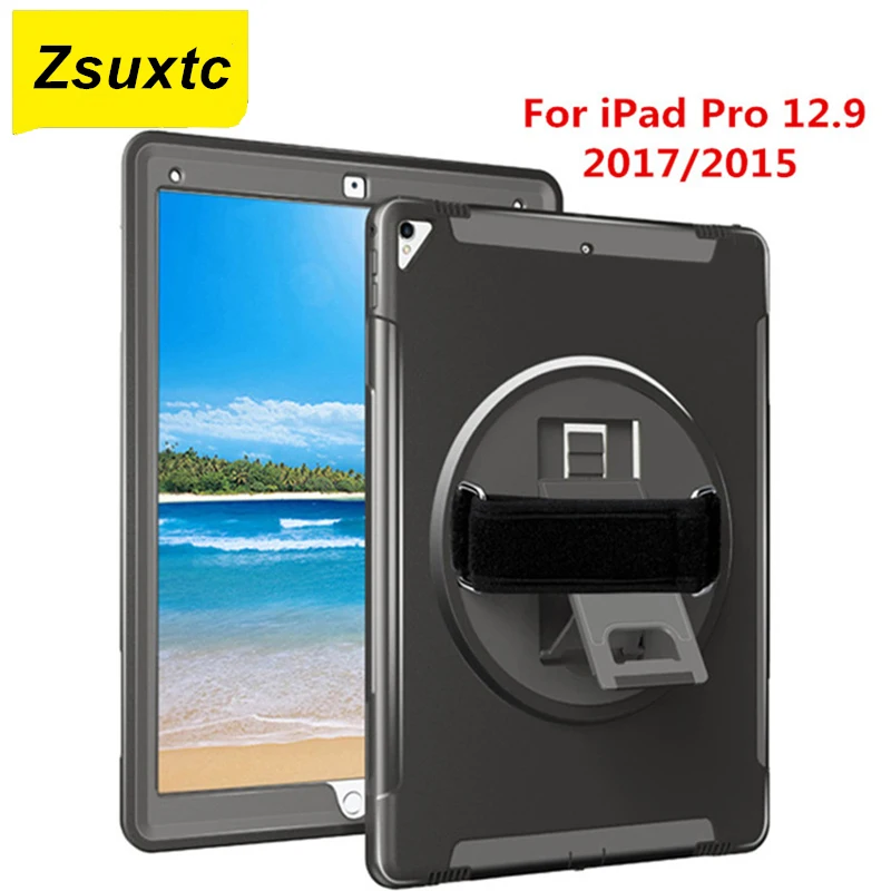 

Противоударный чехол-подставка с ремешком на руку для iPad Pro