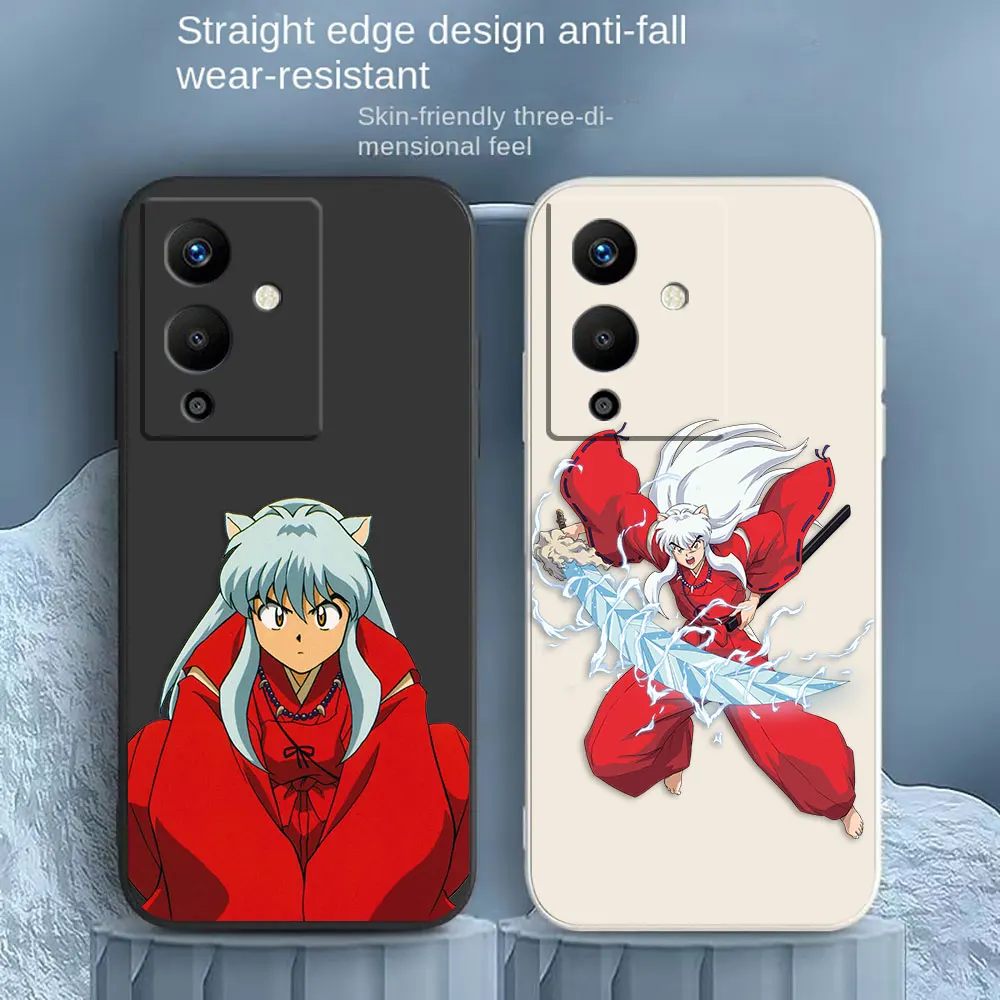 

Anime I-Inuyasha Phone Case For Infinix SPARK NOTE 10 11 12 G96 8 SMART 5 6 7 POVA 3 4 PRO Colour Liquid Case Funda Shell Capa