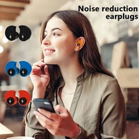 soundproof earplugs anti noise sleep use dormitory noise reduction silent silicone earplugs for adult students to sleep better