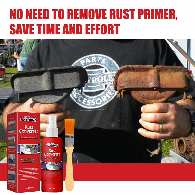 

100ml Car Anti-rust Rust Remover Paste Multi Purpose Chassis Rust Converter Repair Protect Iron Metal Surfaces Maintenance Clean