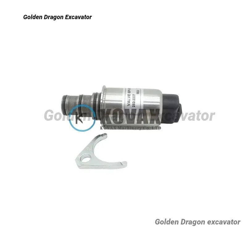 Для 252-2237 2522237 Электромагнитный клапан погрузчика подходит для экскаватора 12м 14м