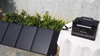 portable power station 1000w 1000wh with 110v solar power lithium battery ac dc inverter