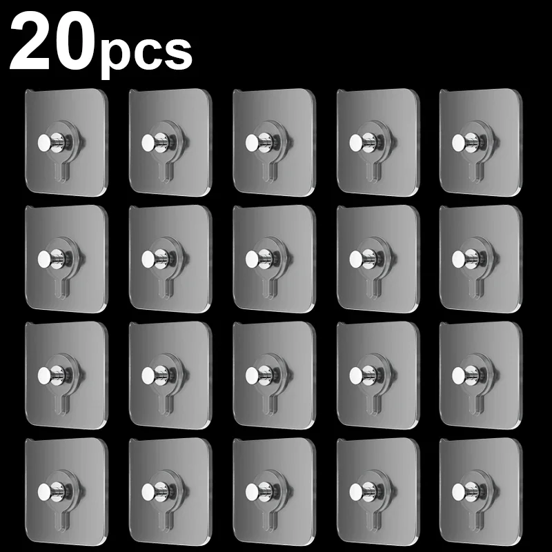 

Прозрачные липкие крючки из ПВХ 50 шт