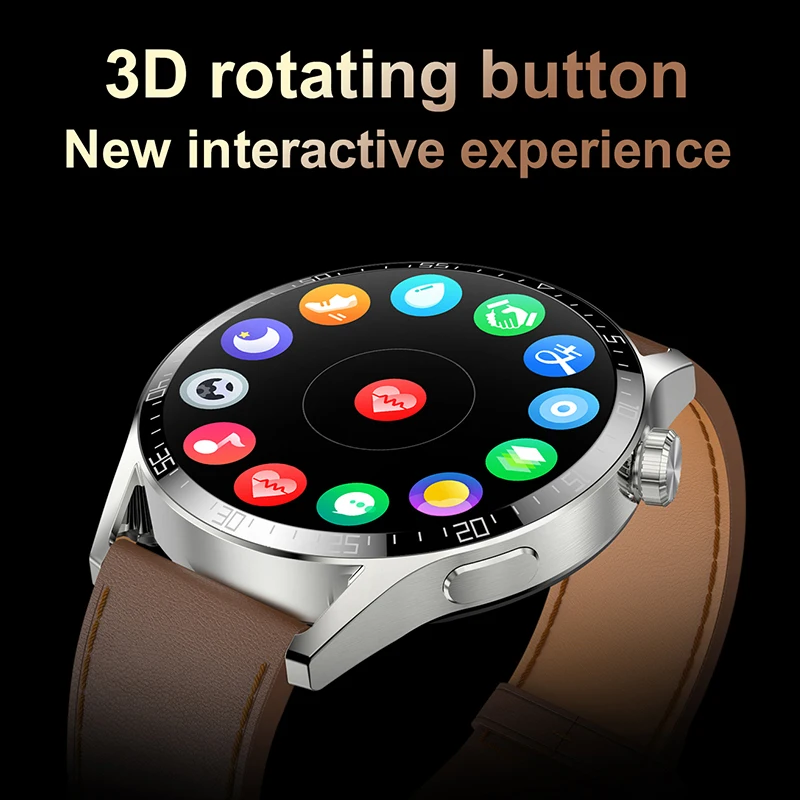 GEJIAN NFC New Smart Watch GPS Motion Track Voice Assistant IP68 Waterproof ECG PPG Sports Watch Bluetooth Call Smart Watch