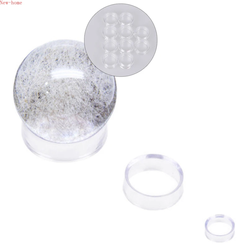 

10PCS Acrylic Clear Display Stand Sphere Holder For Crystal Ball Base Pedestal Support Decor Pedestal