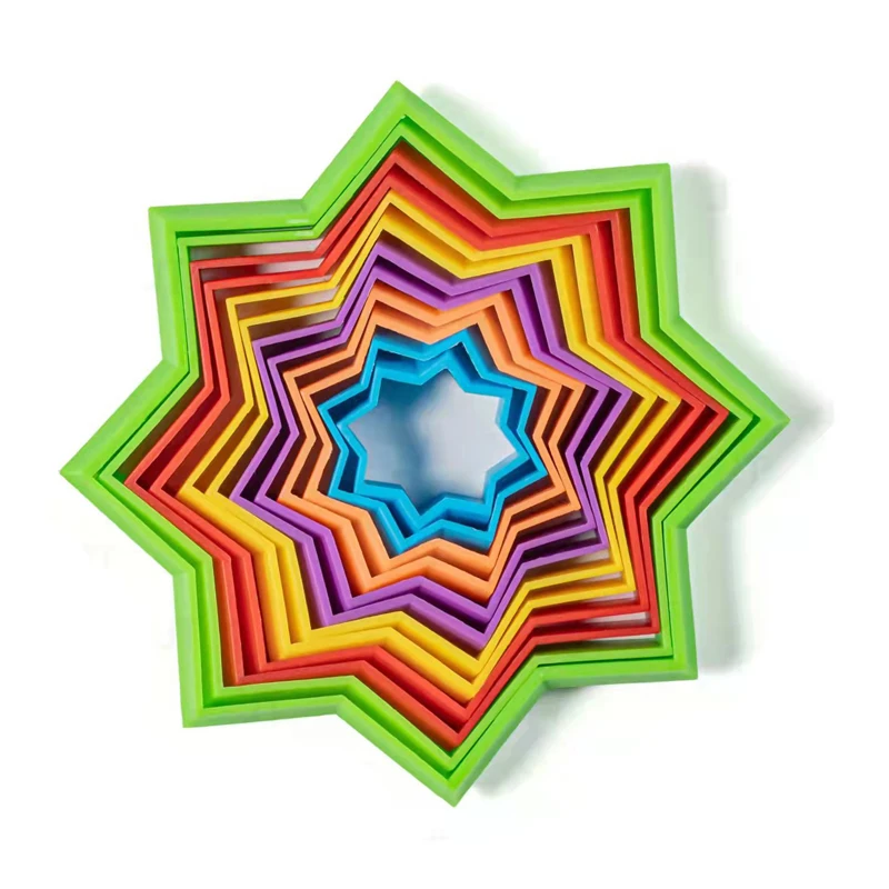 

Rainbow 3D Magic Star Puzzle Toy Figet Toys Fun Decompression Satisfaisant Anti Stress Juguete Autismo Brinquedos Antistress