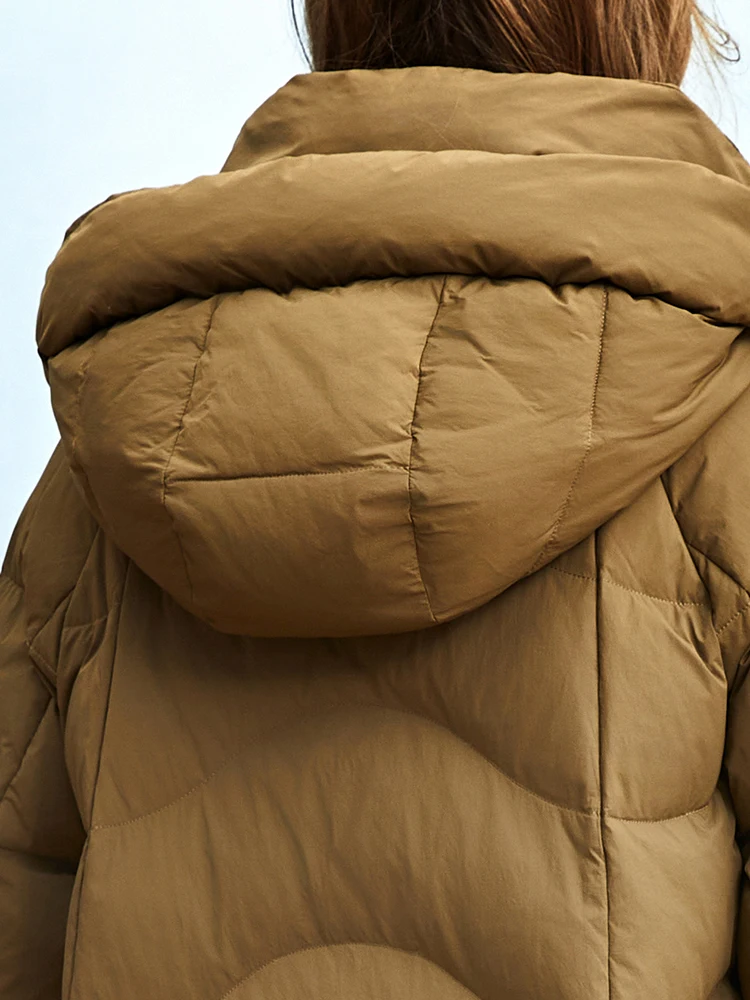 Рисунок 5 - Женская длинная куртка на белом утином пуху