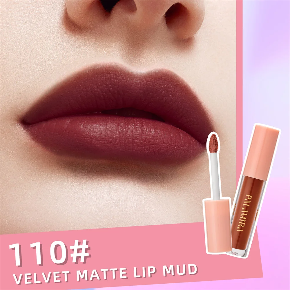 

10 Colors Matte Lip Glaze Makeup Fog Surface Velvet Lipstick Lip Gloss Waterproof Non-stick Cup Sexy Red Lip Tint Women Cosmetic