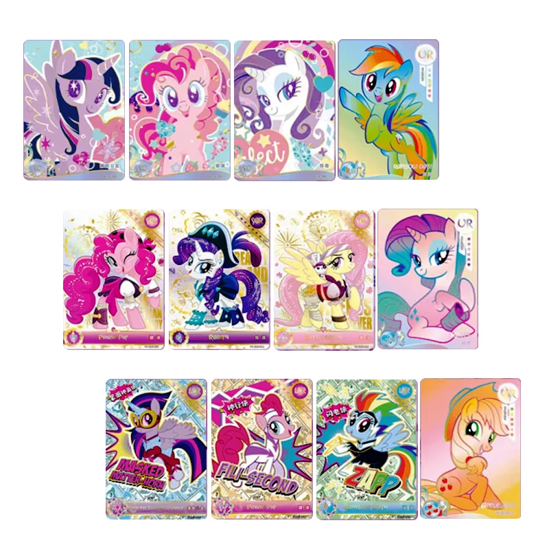 

KAYOU My Little Pony Card Rare Limited Collection Edition Character Card Twilight Edition 1 SC SSR LSR Bronzing Collection Cards