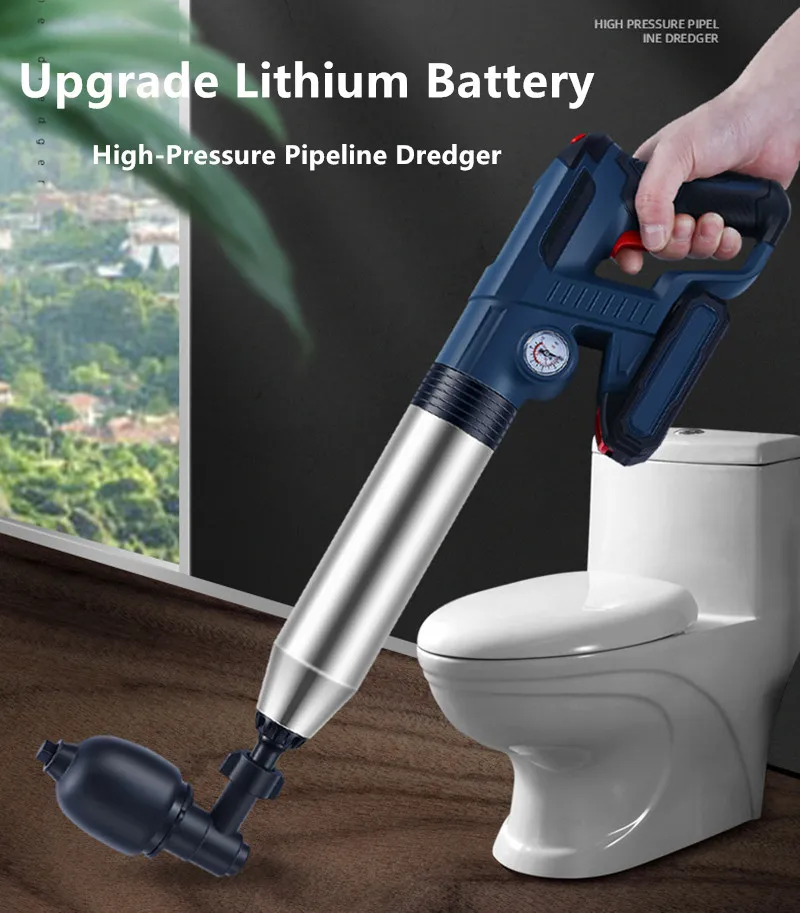 

Землесос для электрического туалета, снаряд для труб высокого давления из нержавеющей стали с литиевым типом, дренажная труба для туалета, дренажная труба с блокировкой, Tccl