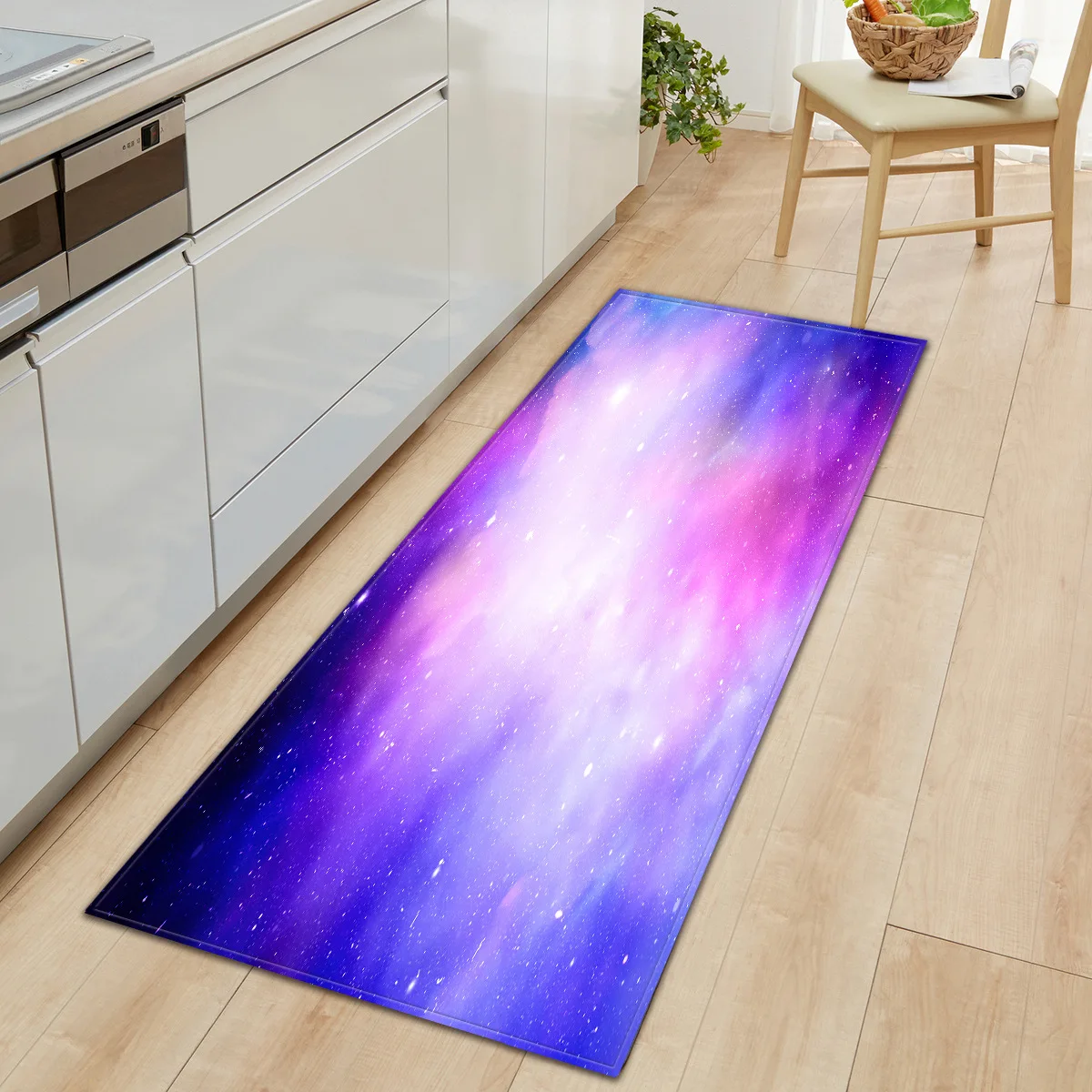 

3D Gradient Digital Printing Kitchen Mat Anti-Slip Bathroom Mat Bedroom Floor Mat Living Room Carpet Door Mat Washable Carpet