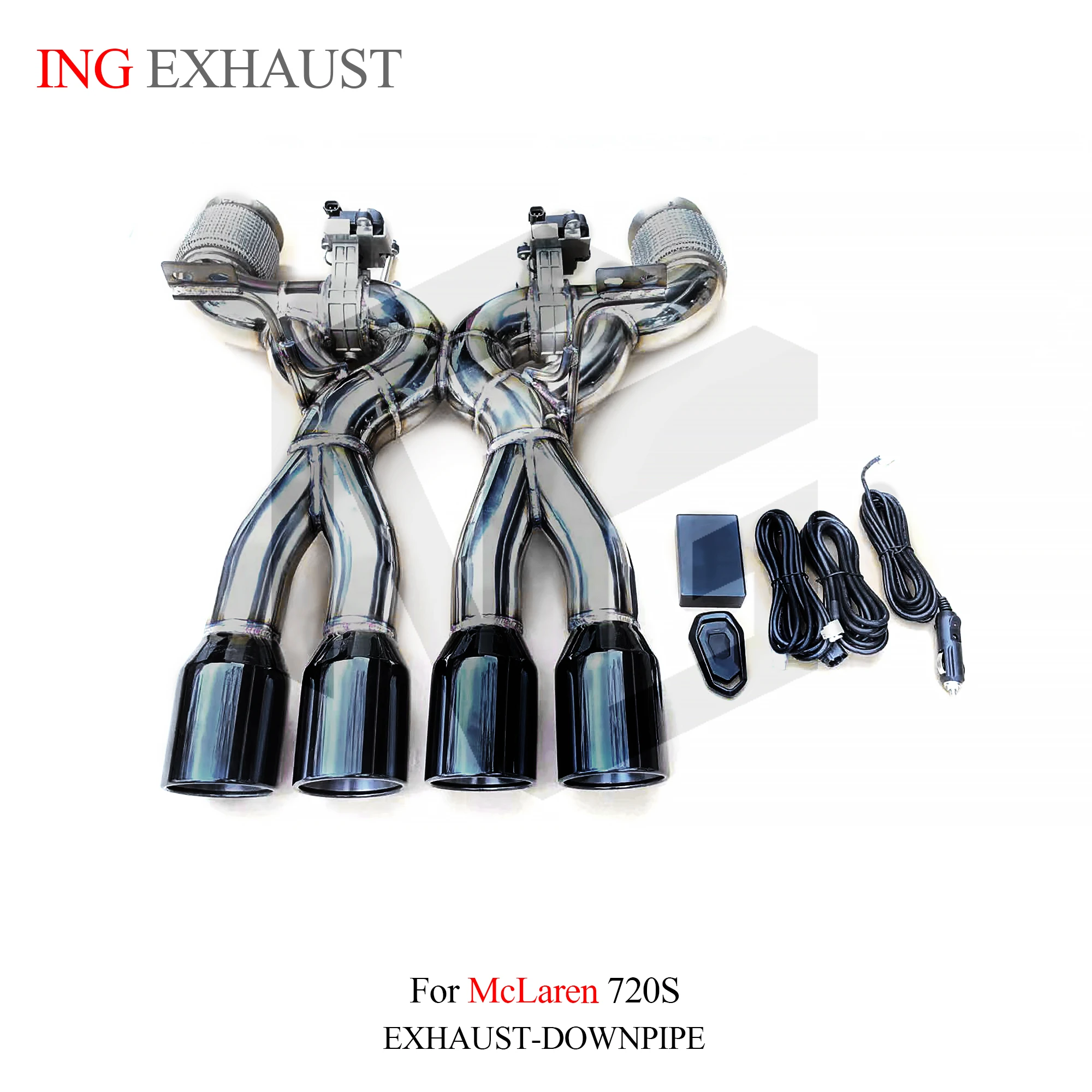 ING из нержавеющей стали 304 выхлоп Boost Catback для Mclaren 720s 4 0 T задние двойные
