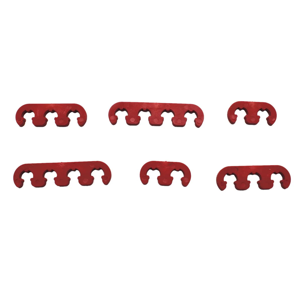 

Universal 7mm 8mm for Spark Plug Wire Separator Divider Loom Ignition Lead Wire Divider Separator Loom Clip Red