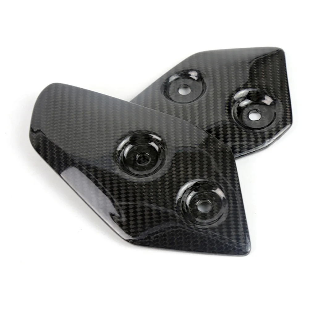 

Carbon Fiber Cover-Foot Rests Protection Guard Shell Protector Refit Motorcycle Parts For Yamaha MT-07 FZ-07 2013-2017