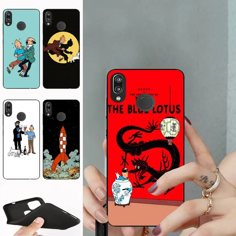 

Adventures Of Tintin Phone Case For Samsung Note 8 10 20 S10 S20 Fe Lite S21 S30 Ultra Plus 5G Fundas Shell Cover
