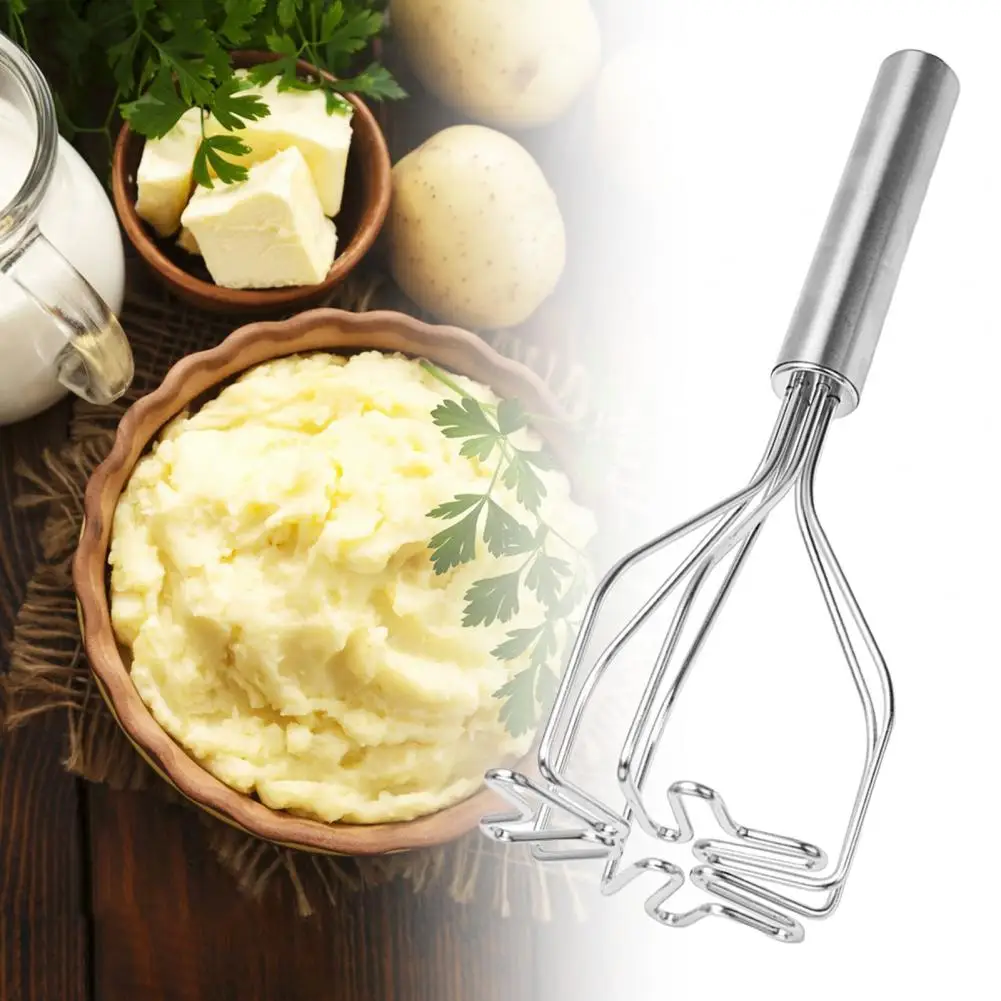 

Our potato masher is dishwasher safe and the stainless steel construction means it won't rust or corrode over time.