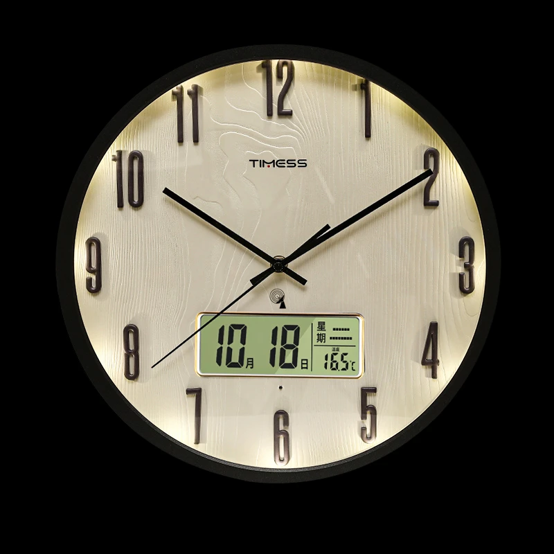 

Dark Silent Digital Table Clock Electronic Calendar Wall Clock Things To Decorate The Home Cameraman Designer Glow-in-the-dark