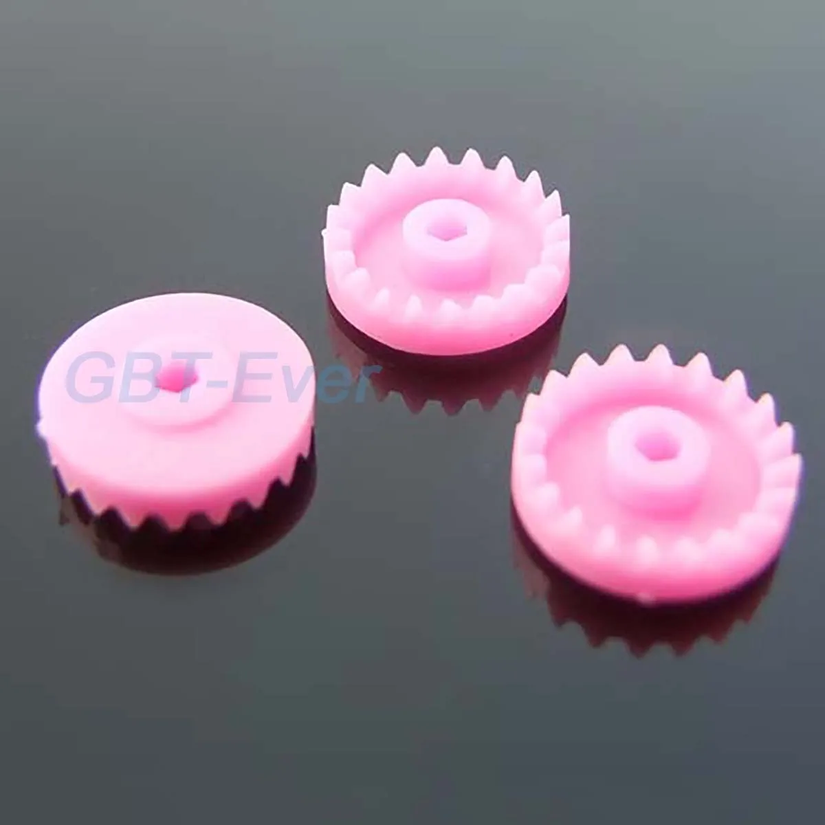 

20Pcs C201.8B Pink 4WD Crown Gears Single Layer Crown Gears 1.8mm Hexagonal Hole 4WD Gear Transmission OD 11mm Thickness 3.3mm