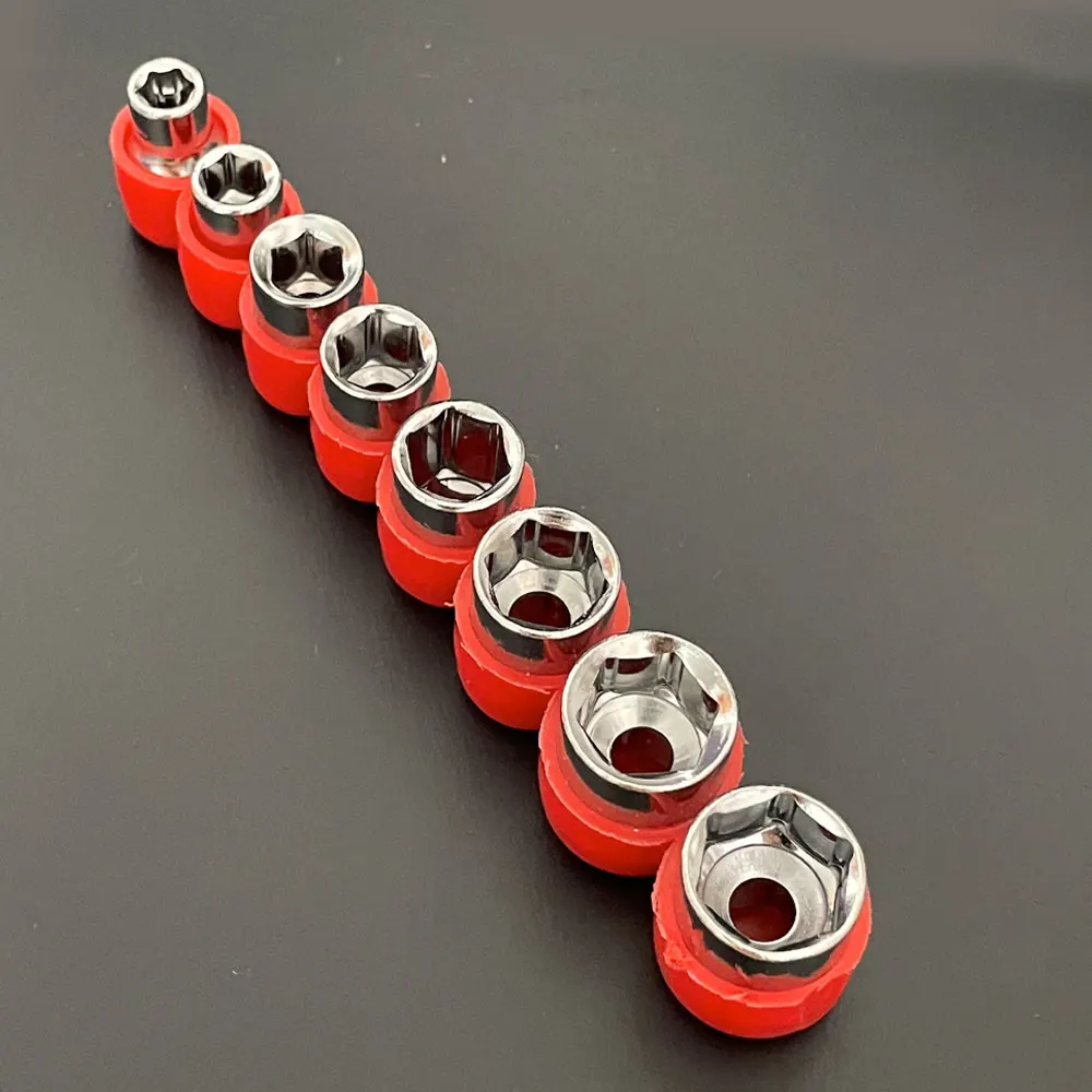 

Набор торцевых ключей Binoax 1/4", 8 шт., 5-12 мм