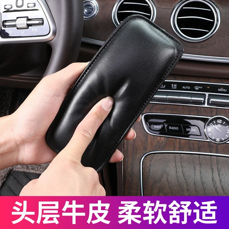 1 шт. кожаный наколенник для салона автомобиля удобная эластичная подушка из пены