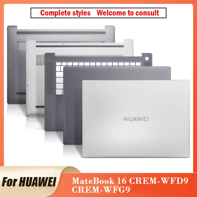 

NEW For HUAWEI MateBook 16 CREM-WFD9 CREM-WFG9 2021 Series Laptop LCD Back Cover Palmrest Bottom Case CREM-WFD9 WFG9 16 Inch