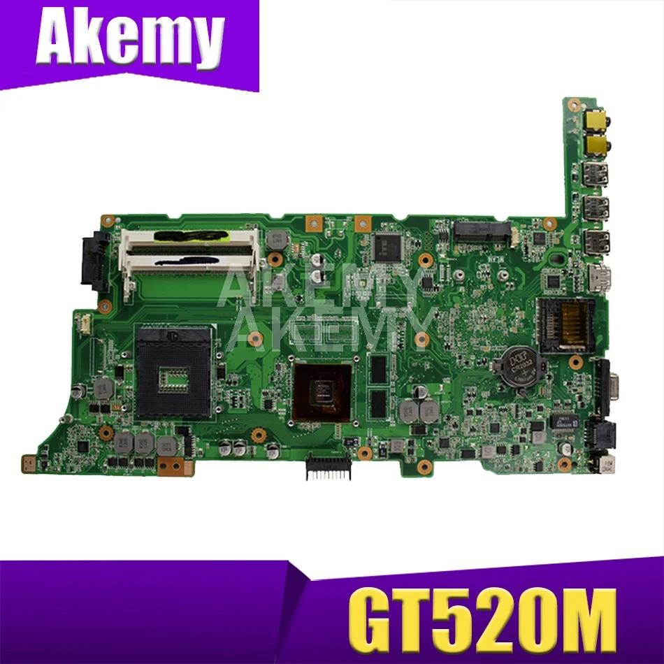 

XinKaidi K73SD laptop Motherboard For ASUS k73sv k73sj k73sm X73S A73S K73SD Mainboard 100% ok GT520M