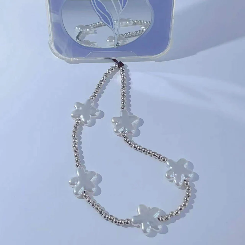 Модная искусственная жемчужина цветок цепочка Ювелирные изделия женская