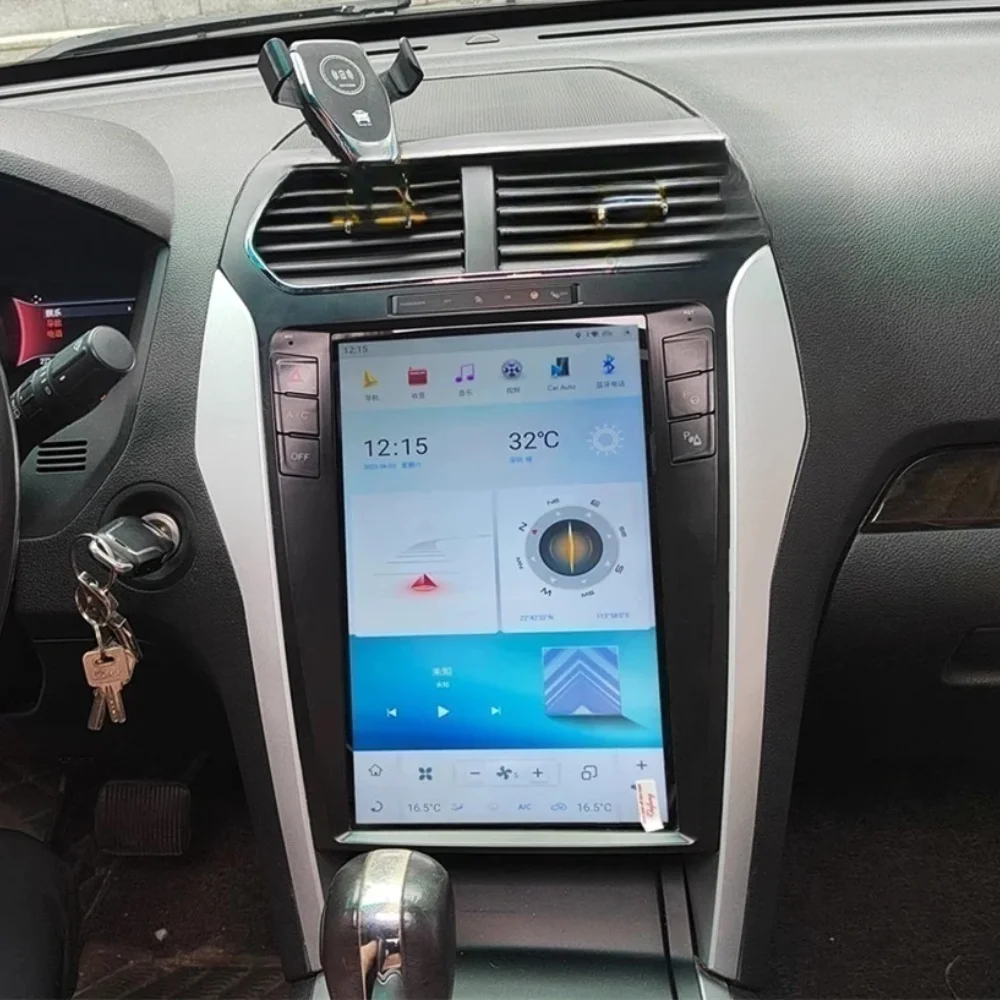 Система Android 13 8 ГБ + 128 Гб автомобильный GPS-навигатор для Explorer 2011-2019 Tesla