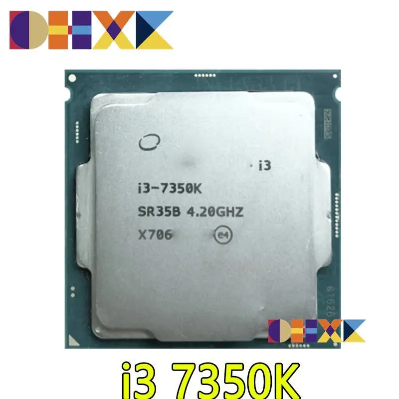 

Для Intel Core i3-7350K i3 7350K 4,2 GHz б/у двухъядерный четырехпоточный процессор 4M 60W LGA 1151