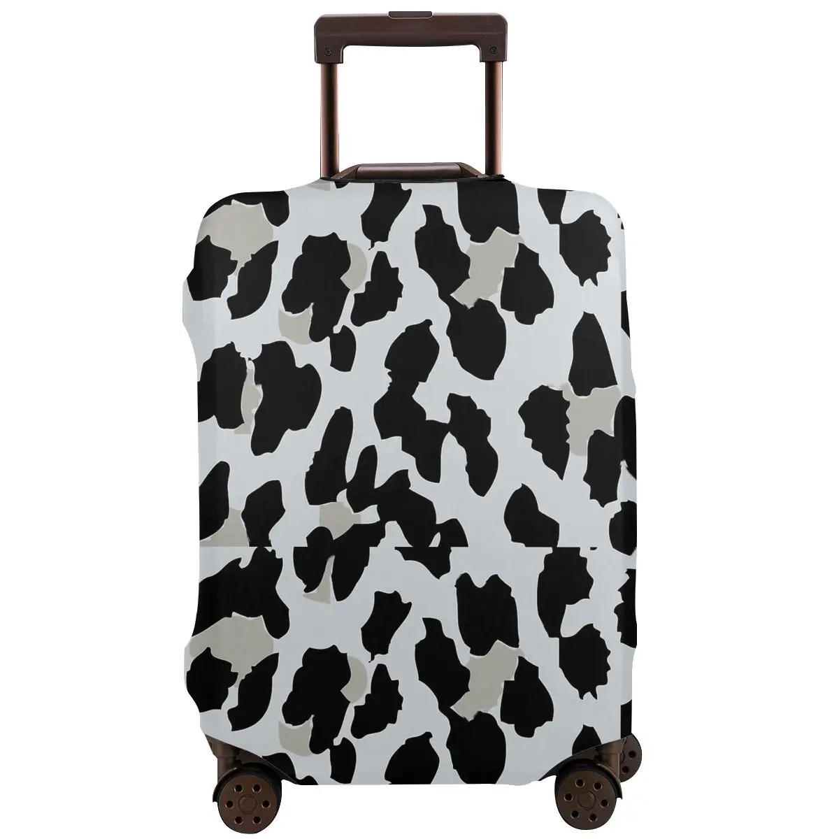 

Chic Snow Leopard Print Washable Suitcase Luggage Cover Thick Travel Luggage Protective Case Dust Cover Polyester For 18''-32''