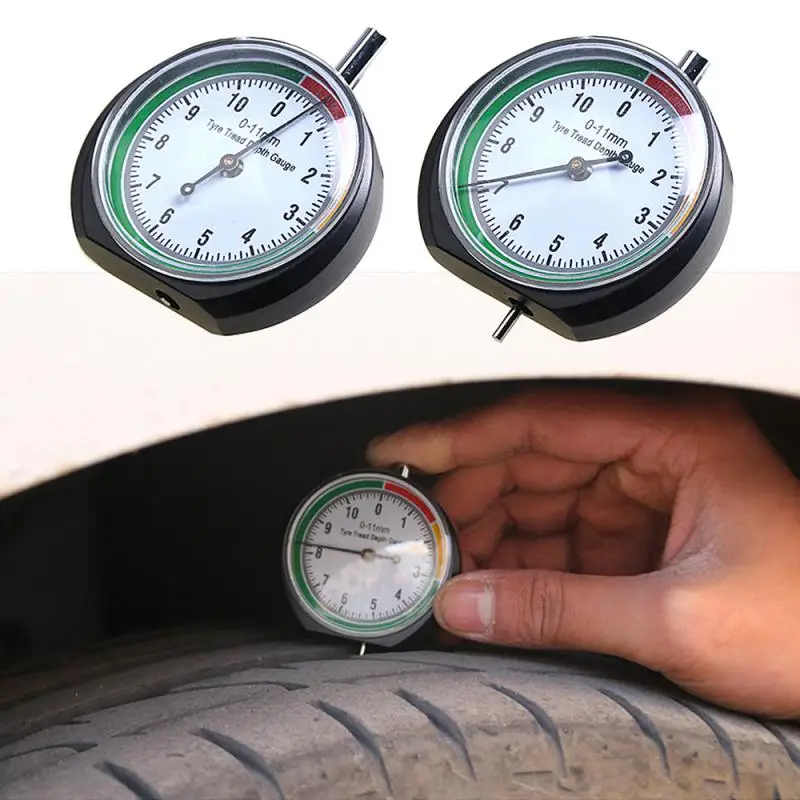 

High quality car Tire tread Depth Ruler Measurement Tire Pattern Depth Gauge 0-11mm Tire Measurement Tool