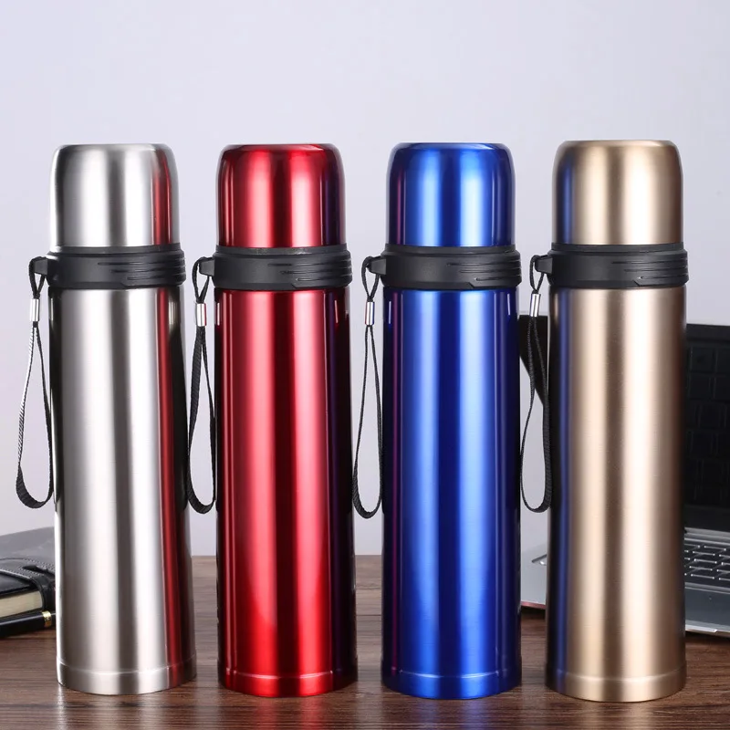 

Bullet vacuum flask outdoor portable water cup male and female students vacuum stainless steel kettle teacup custom LOGO