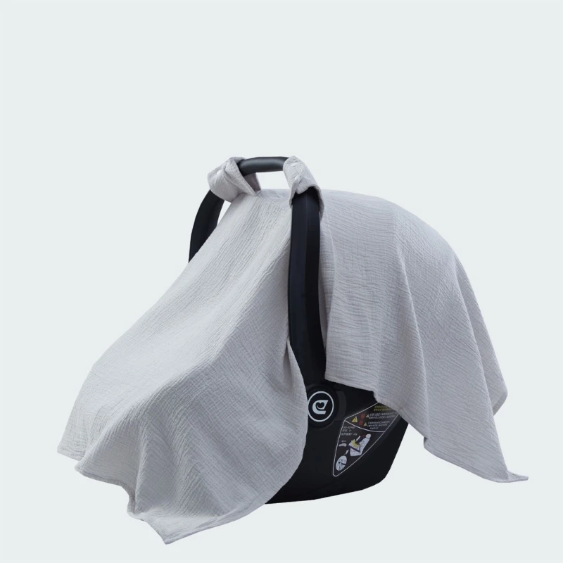 

Infant Carseat Canopy, Breathable Baby Cover Newborn Boys Girls Gift