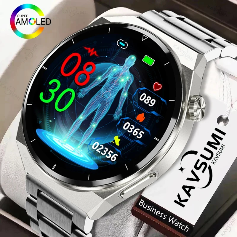 

2023 New Smart Watch Men Women ECG+PPG Health Heart Rate Blood Pressure Non-Invasive Blood Glucose Waterproof Sports Smartwatch