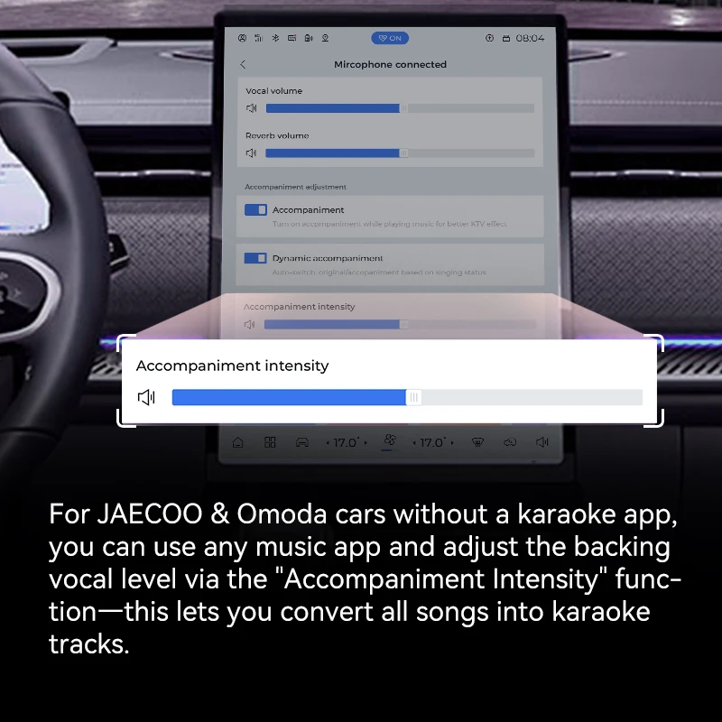 Фото Официальный автомобильный микрофон для караоке Jaecoo & Omoda — совместим с микрофоном для караоке J5, J7, O7, E5 Chery Group №4