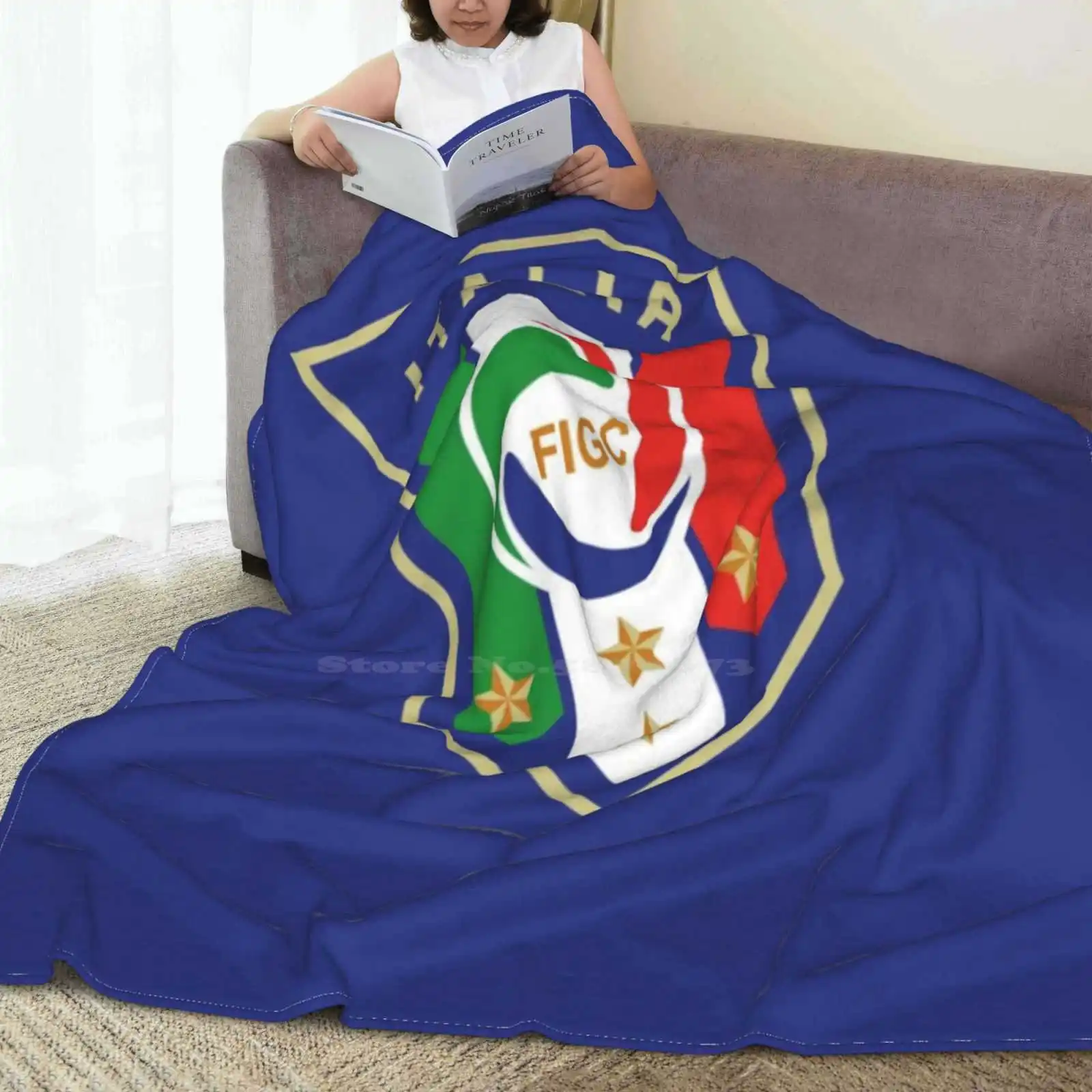 Высококачественный удобный диван-кровать Azzurri мягкое одеяло итальянский патриот