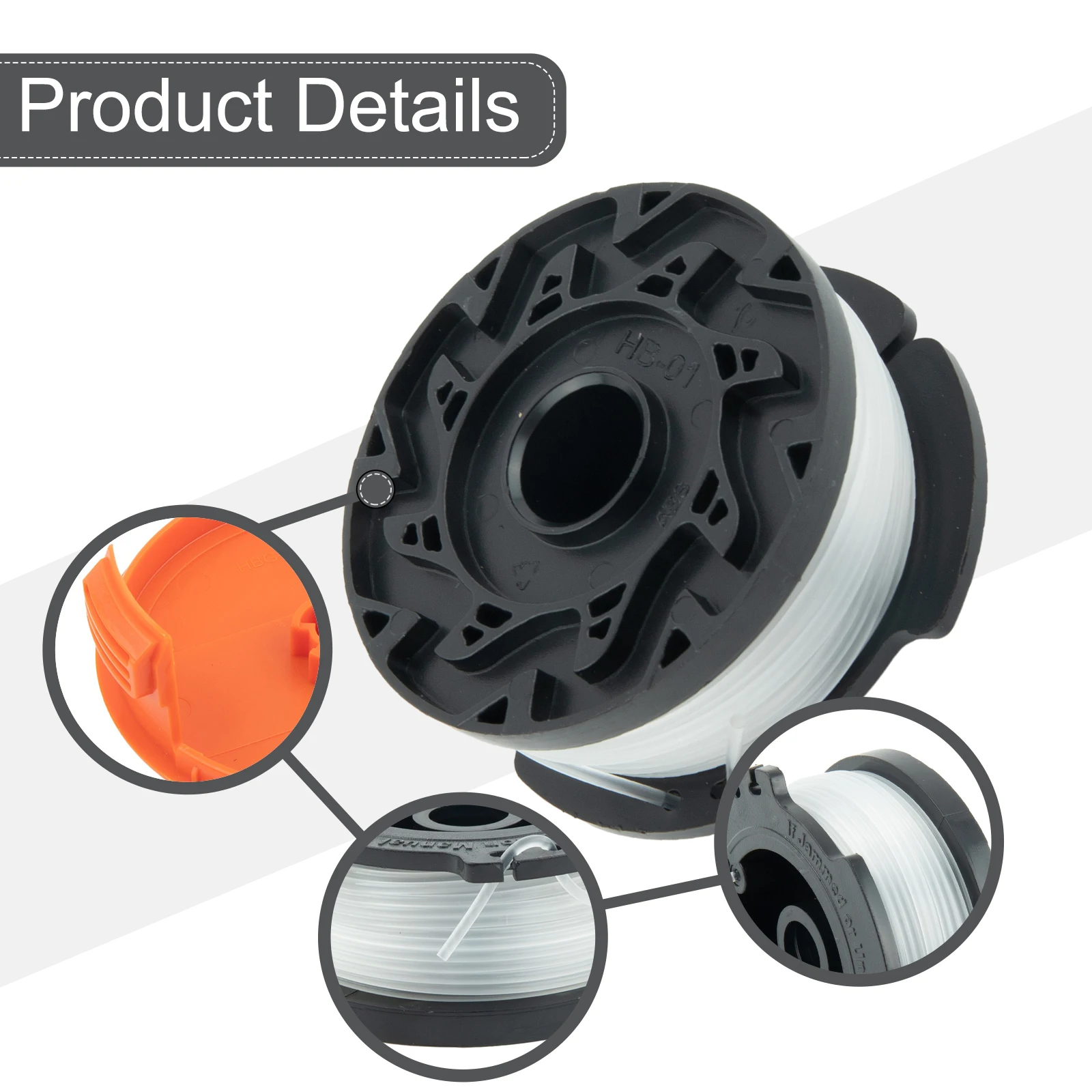 1 комплект сменная катушка триммера для травы Black Decker Cap AF100 GL280 GL301 GL425 GL430