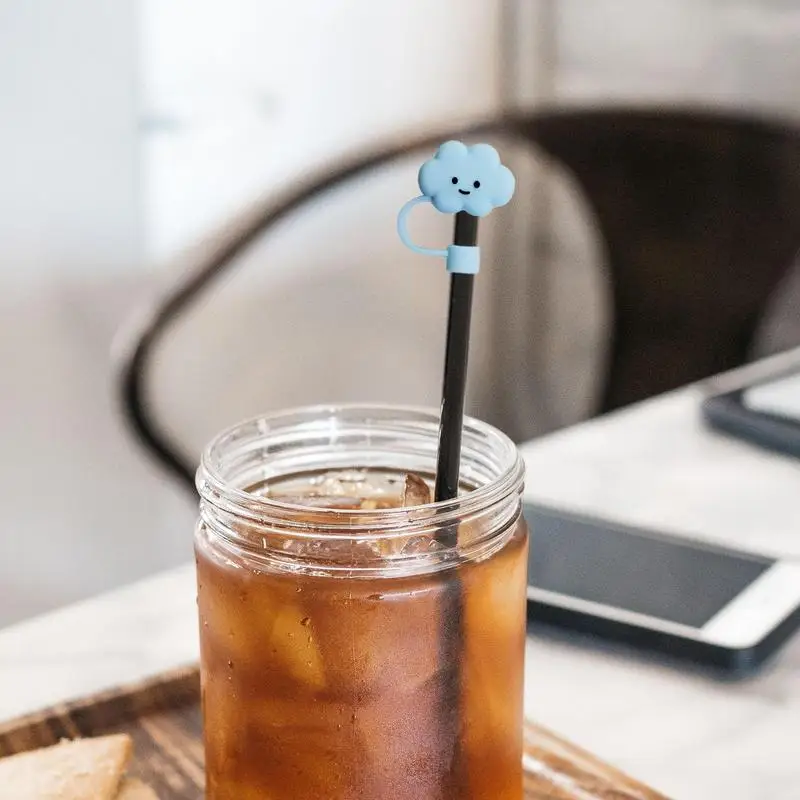 Силиконовые соломенные Чехлы 2 шт. облакообразные силиконовые наконечники