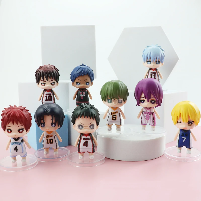 

Full Set Anime Kuroko's Basketball Action Figure Kuroko Tetsuya Kagami Taiga Takao Kazunari Model Figurine Toy Boys Gift Pendant