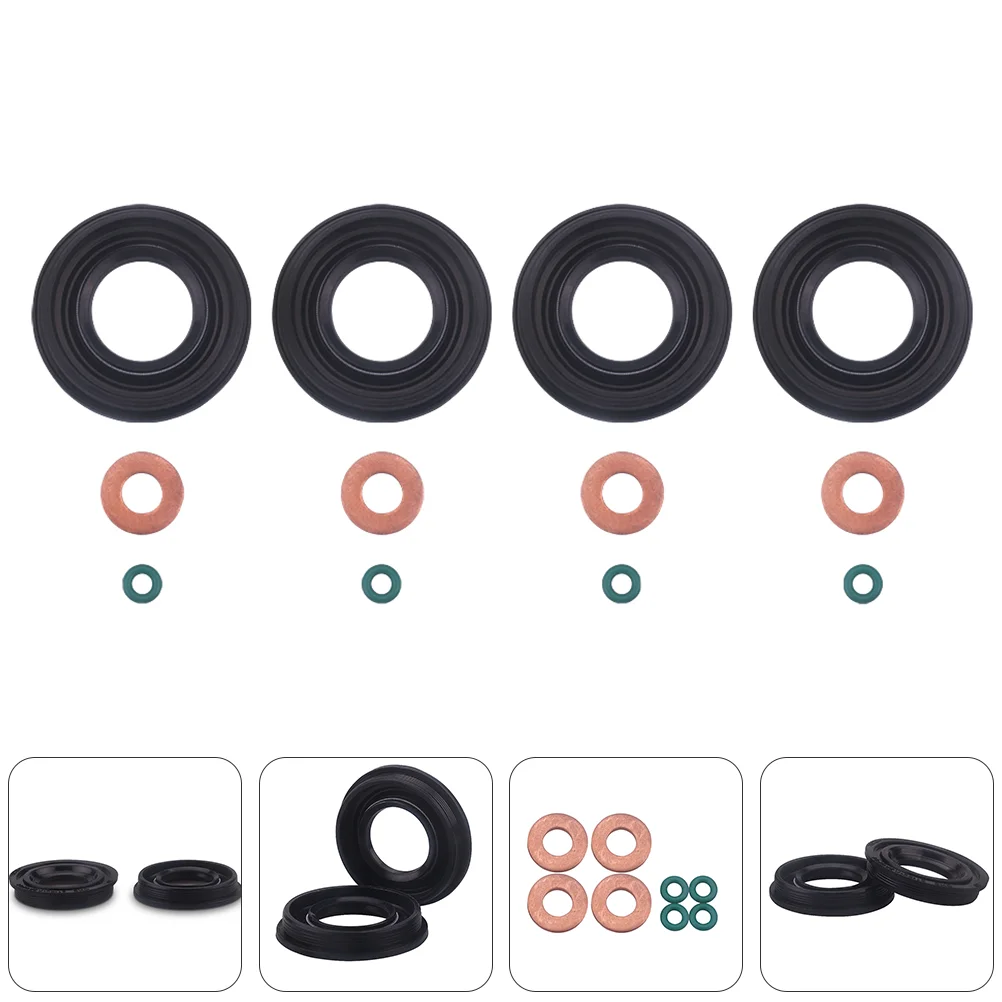 

Injection Seal Injector O-Ring Fuel Injector Seal Kit Injector Seal Ring Fuel Injector O-Ring Injector Seal
