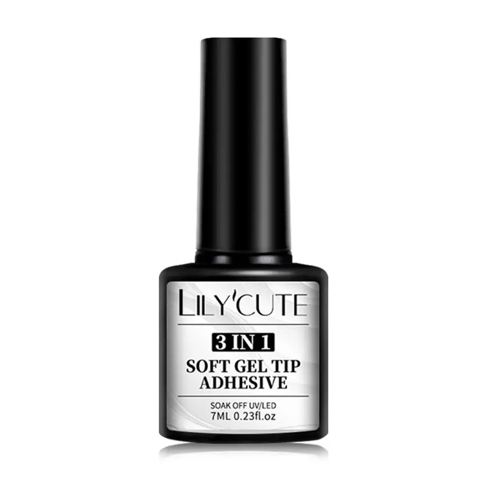 Клей-гель для кончиков ногтей 7 мл УФ-клей накладных гель-лак маникюра Gellac