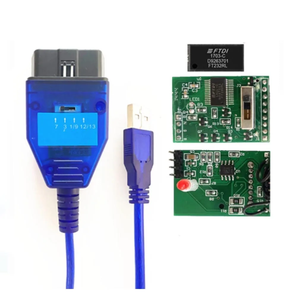 4-позиционный переключатель для VAG COM KKL для FIAT ECU SCAN FTDI FT232RL FT232RQ для VAG KKL USB инструмент OBD2 USB диагностический интерфейс