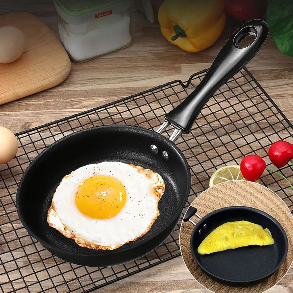 

Mini Fried Eggs Long Handle Poached Protable Egg Nonstick Frying Pan Omelette Pan Breakfast Tools Household Utensils