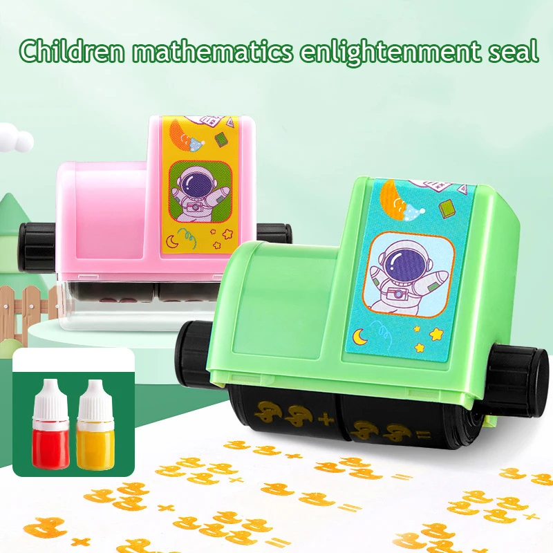 

Cute Ducklings Children's Math Practice Stamp Seal For Arithmetic Exercises In Primary Schools Within 100 Digital Roller