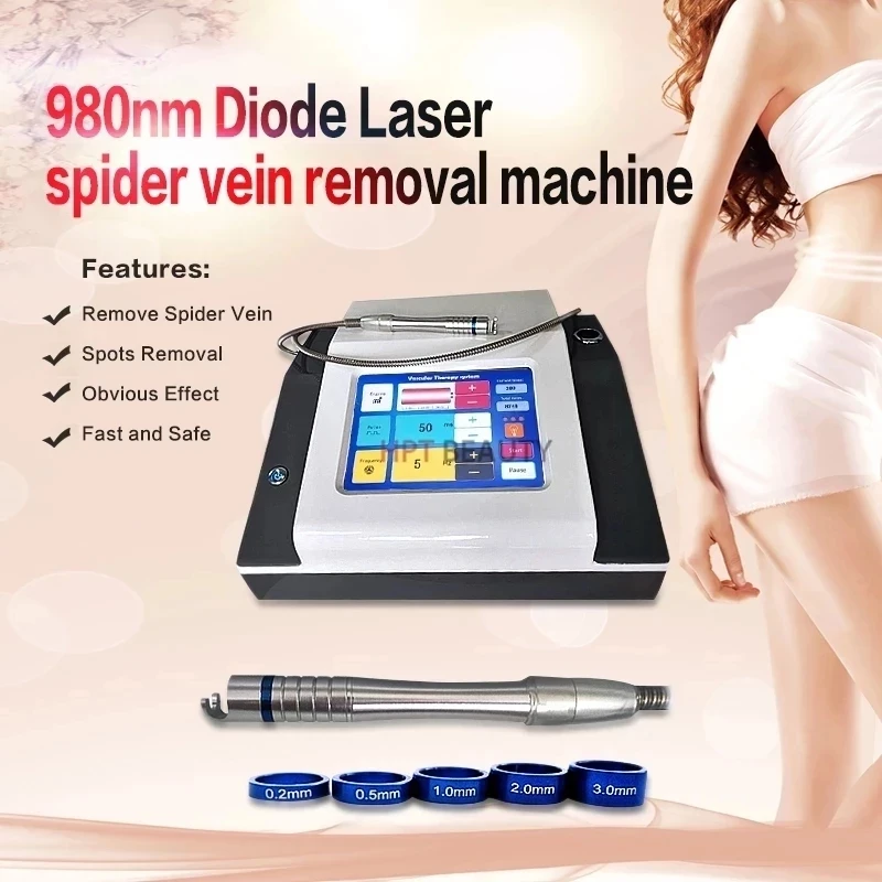 

NEW 980nm Diode Laser 30w High Frequency Spider Vein Removal /skin Tag Removal Machine /veins vascular removal Machine