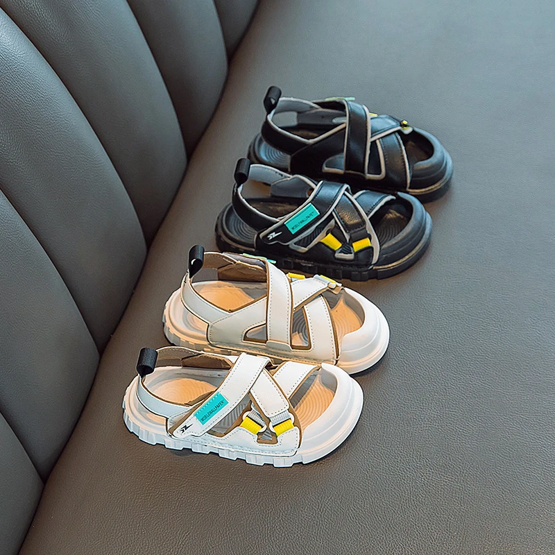 

Summer Boys And Girls Outdoor Sports Sandals Comfortable Breathable Soft Cool Anti-Collision Non-Slip Casual Children's Shoes
