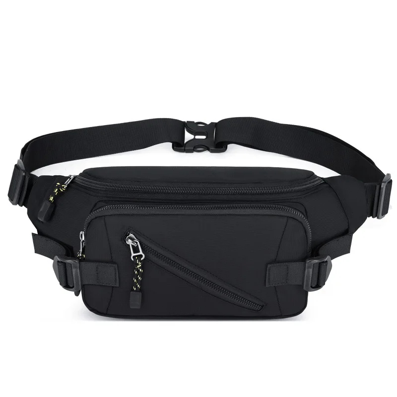 Men's Bag Outdoor Running Sports Waist Bag Casual Simple Men's Chest Bag Large Capacity Waterproof Oxford Shoulder Crossbody Bag